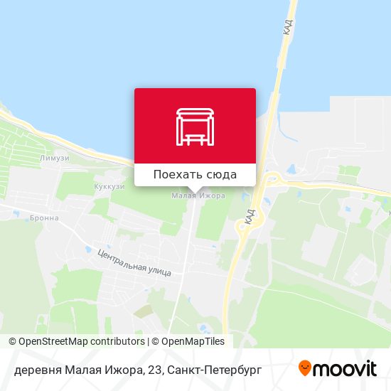 Карта деревня Малая Ижора, 23