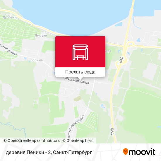 Карта деревня Пеники - 2