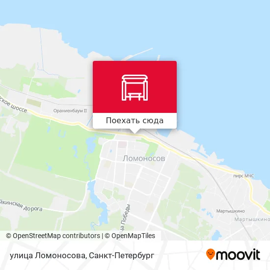 Карта улица Ломоносова