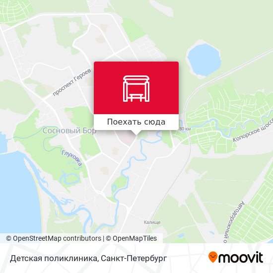 Карта Детская поликлиника