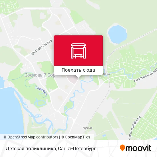 Карта Детская поликлиника
