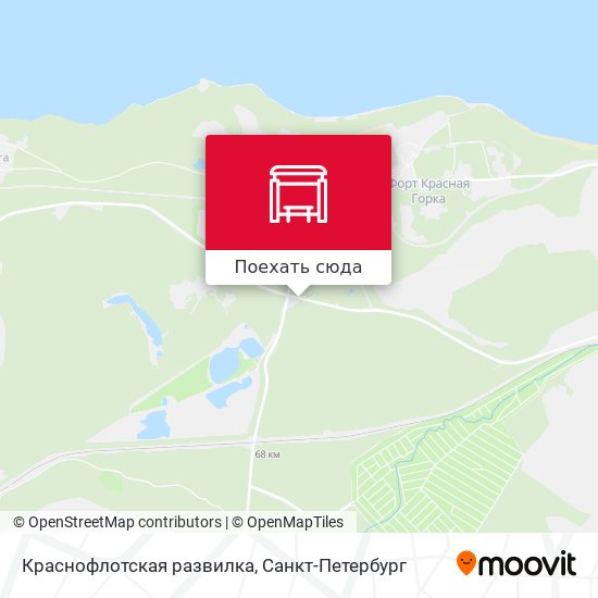 Карта Краснофлотская развилка