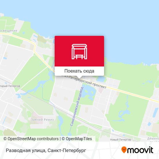 Карта Разводная улица