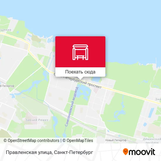 Карта Правленская улица