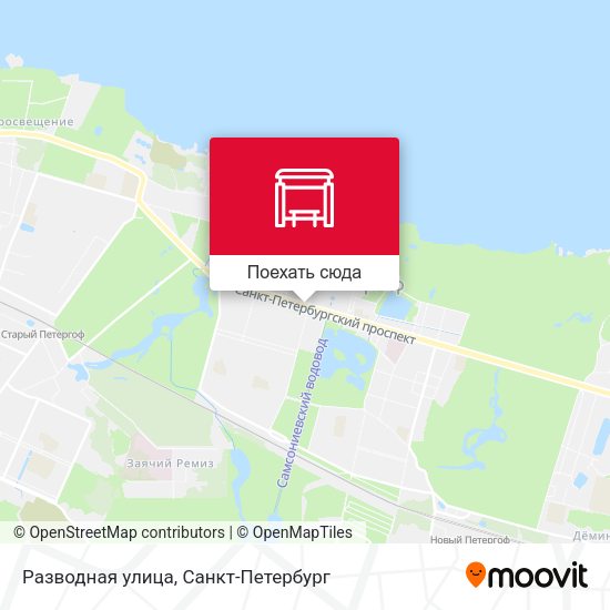 Карта Разводная улица