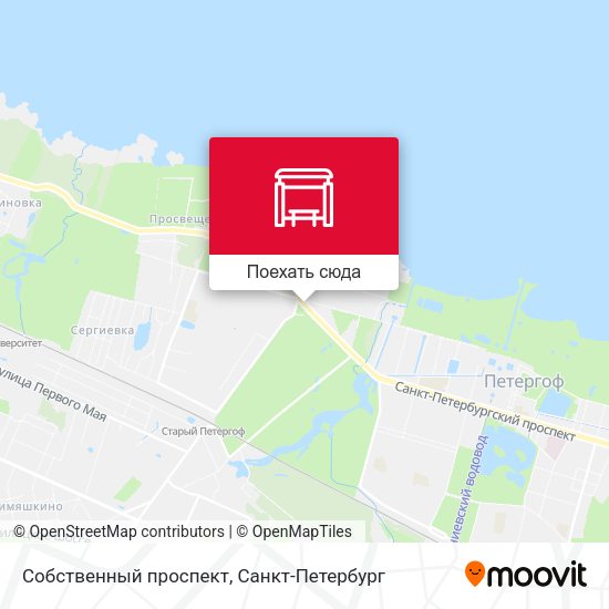 Карта Собственный проспект