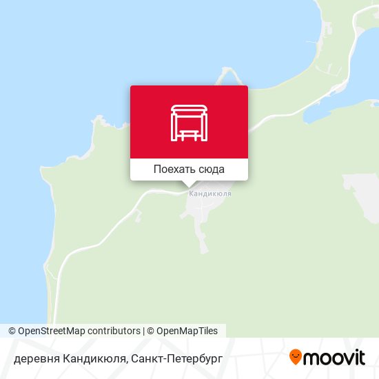 Карта деревня Кандикюля