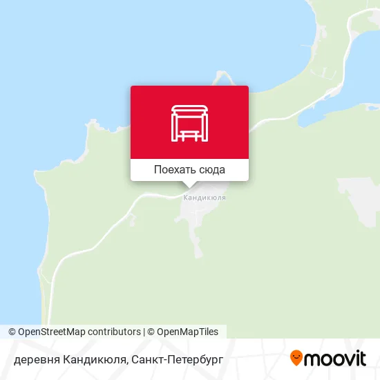 Карта деревня Кандикюля