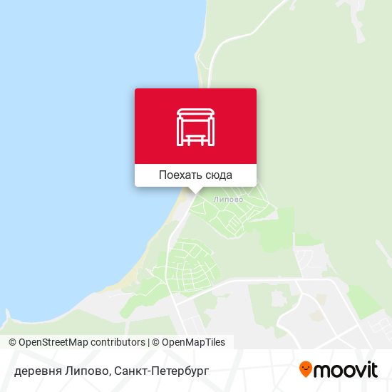 Карта деревня Липово