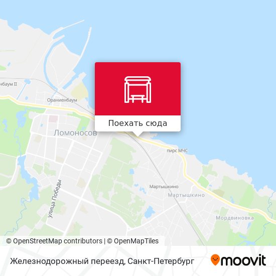 Карта Железнодорожный переезд