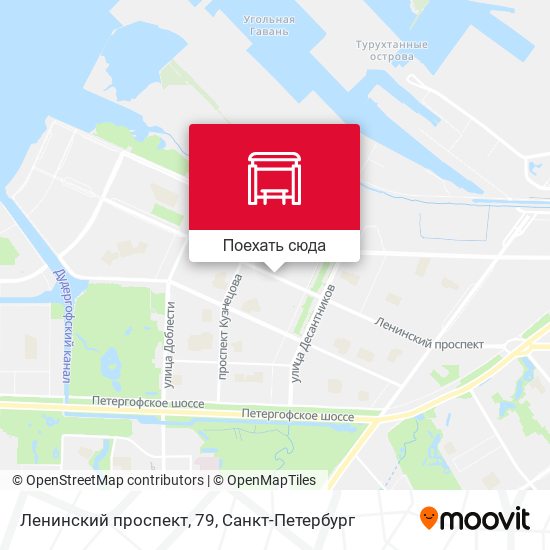 Карта Ленинский проспект, 79