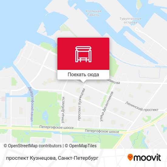Карта проспект Кузнецова