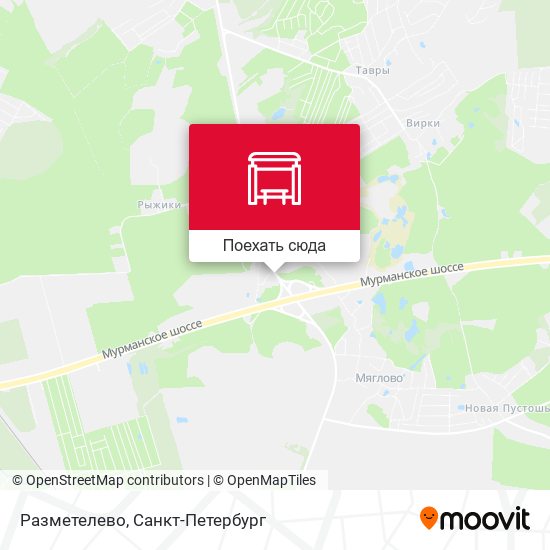 Карта Разметелево