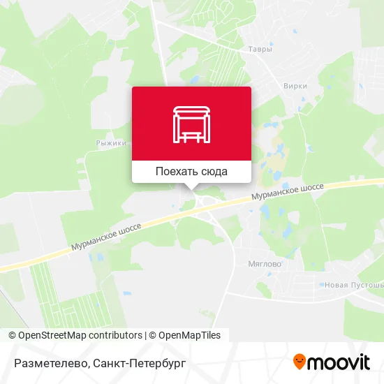 Карта Разметелево
