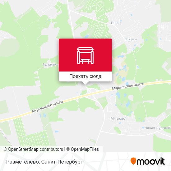 Карта Разметелево