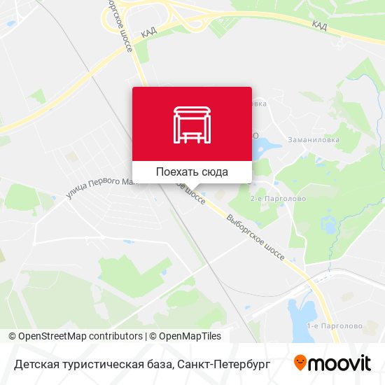 Карта Детская туристическая база
