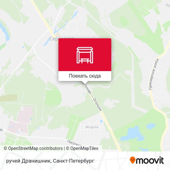 Карта ручей Дранишник