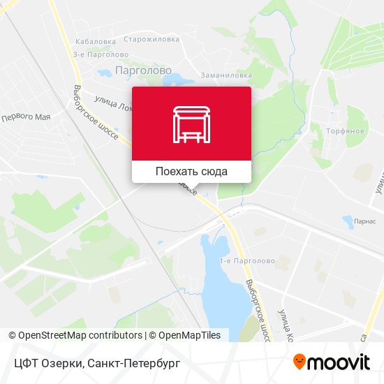 Карта ЦФТ Озерки