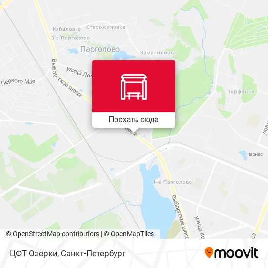 Карта ЦФТ Озерки