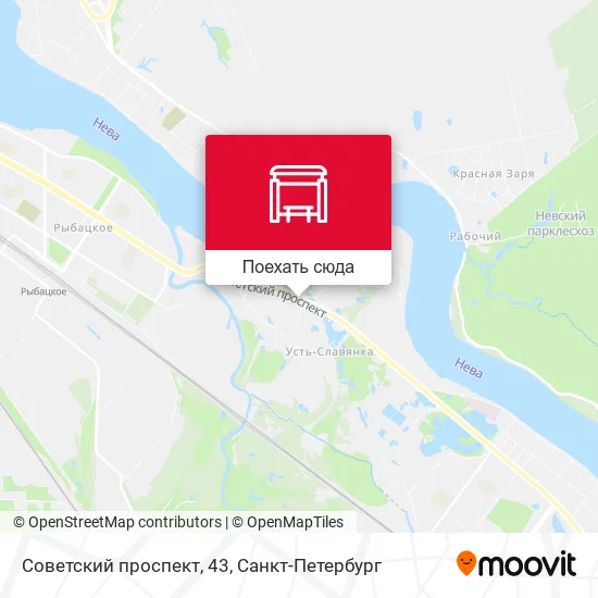 Карта Советский проспект, 43