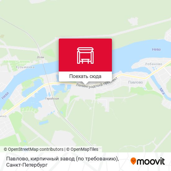 Карта Павлово, кирпичный завод (по требованию)