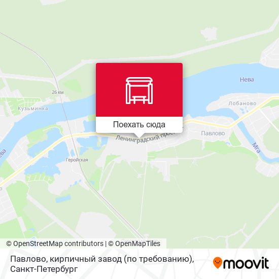 Карта Павлово, кирпичный завод (по требованию)