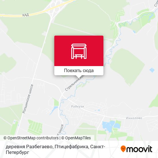 Карта деревня Разбегаево, Птицефабрика
