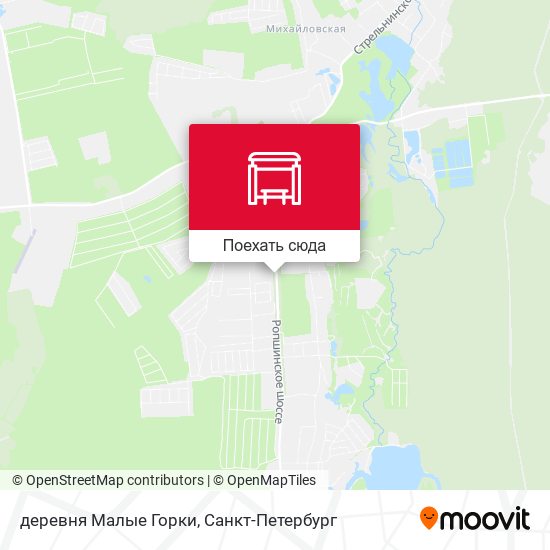 Карта деревня Малые Горки