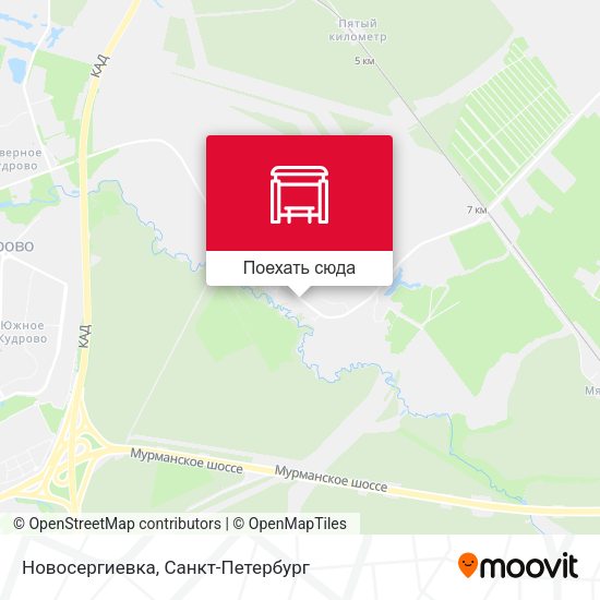 Карта Новосергиевка
