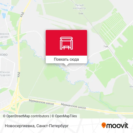 Карта Новосергиевка