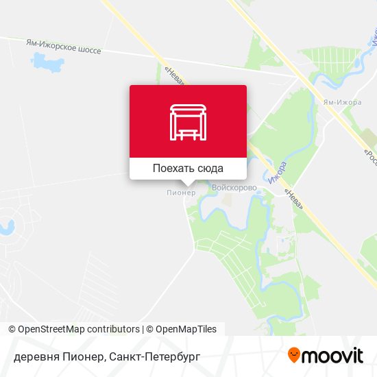 Карта деревня Пионер