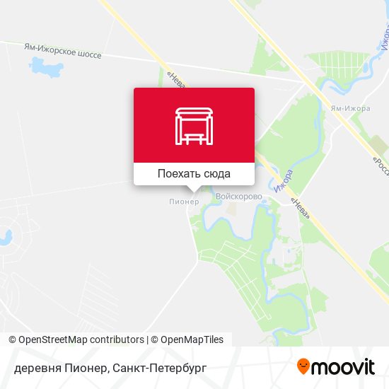 Карта деревня Пионер