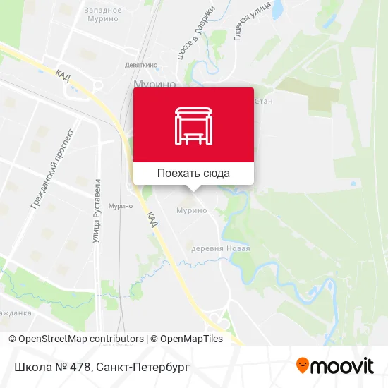 Карта Школа № 478