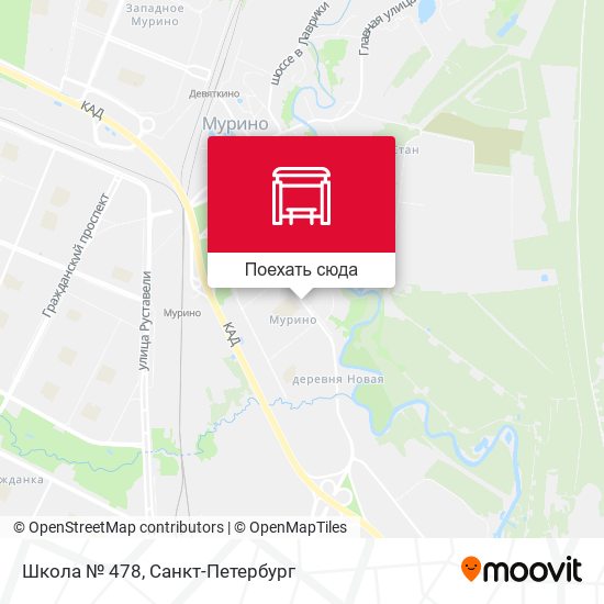 Карта Школа № 478
