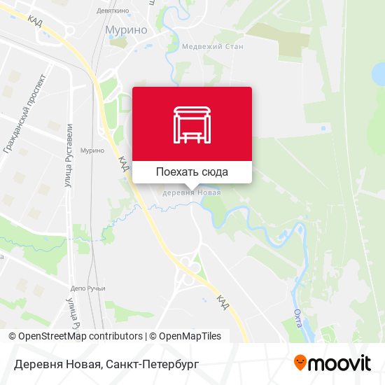 Карта Деревня Новая