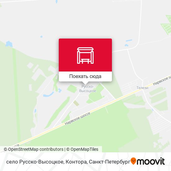 Карта село Русско-Высоцкое, Контора