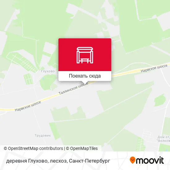 Карта деревня Глухово, лесхоз