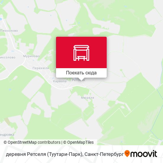 Карта деревня Ретселя (Туутари-Парк)