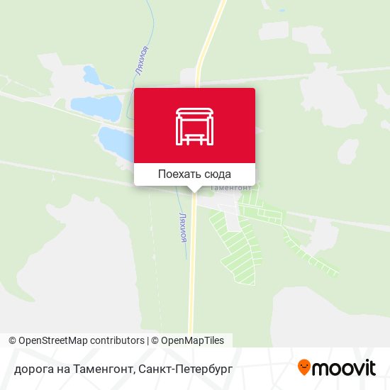 Карта дорога на Таменгонт