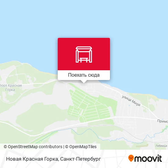 Карта Новая Красная Горка