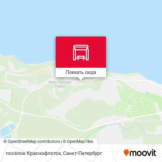 Карта посёлок Краснофлотск