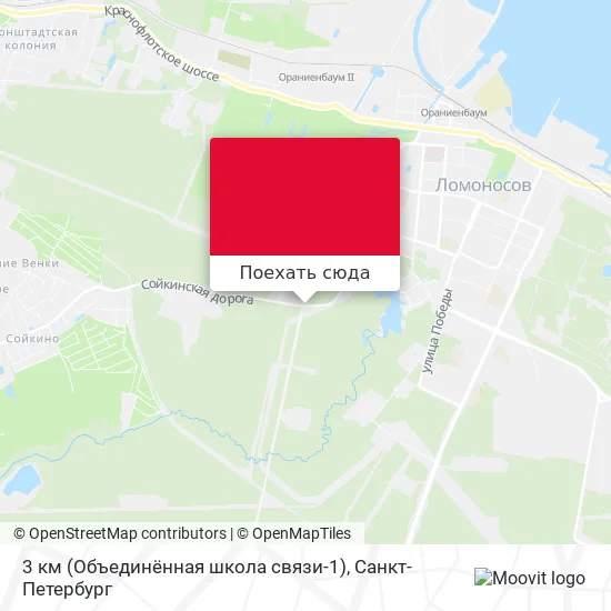 Карта 3 км (Объединённая школа связи-1)