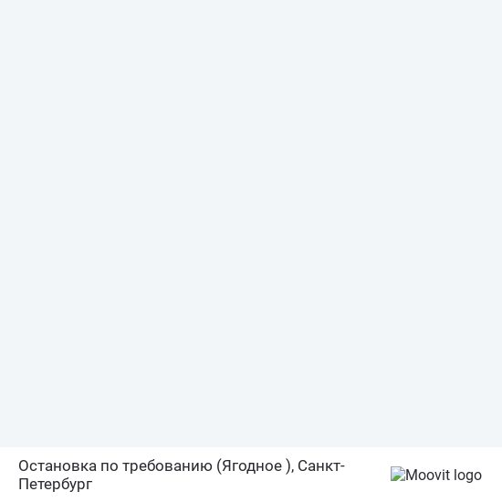 Карта Остановка по требованию (Ягодное )