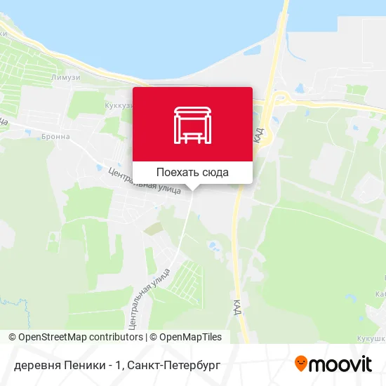 Карта деревня Пеники - 1