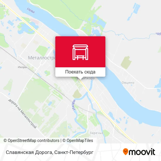 Карта Славянская Дорога