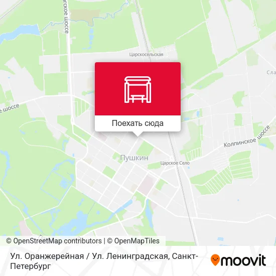 Карта Ул. Оранжерейная / Ул. Ленинградская