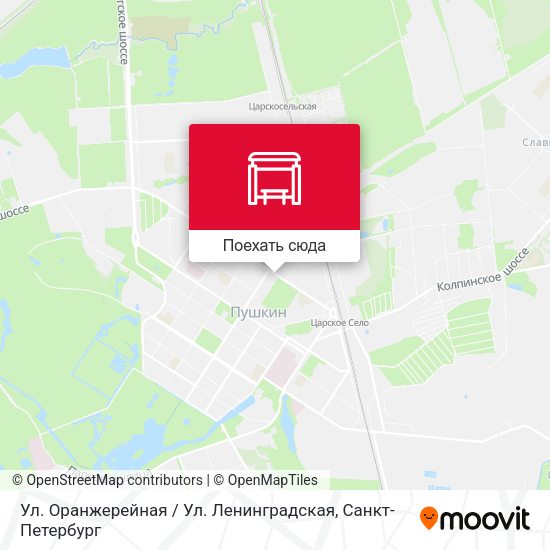 Карта Ул. Оранжерейная / Ул. Ленинградская