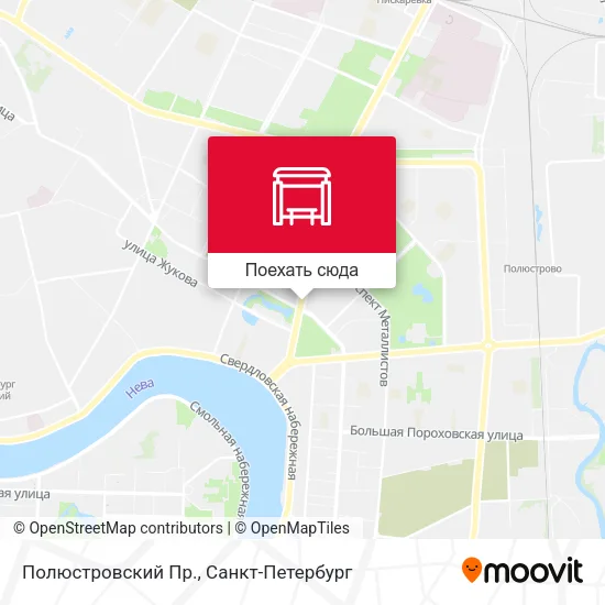Карта Полюстровский Пр.