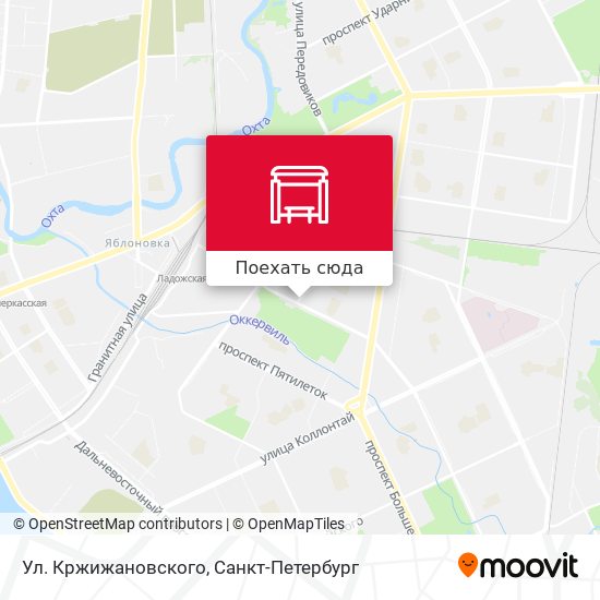 Карта Ул. Кржижановского