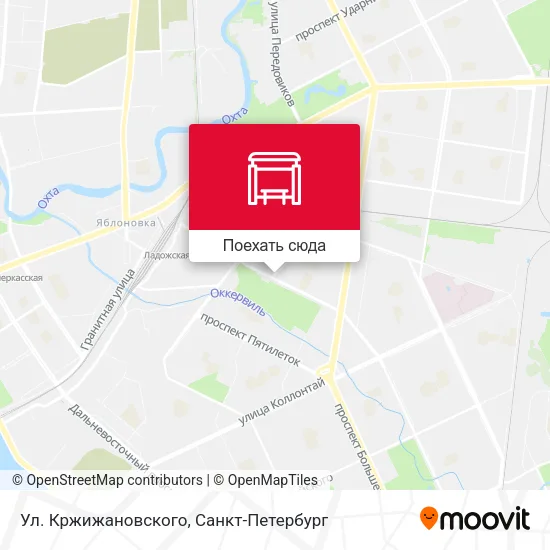 Карта Ул. Кржижановского